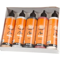3D Liner metallic farver 5x100ml