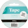 Dobbeltklæbende tape - 6 mm bred - 10 m