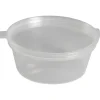 Dressingbæger - ABENA Gastro - 60 ml - Klar PP - Ø7 cm - 2,5 cm høj - Med hængslet låg - 1000 stk