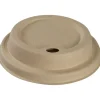Drikkelåg, ABENA Gastro, Ø9cm, brun, bagasse, WR - 50 stk