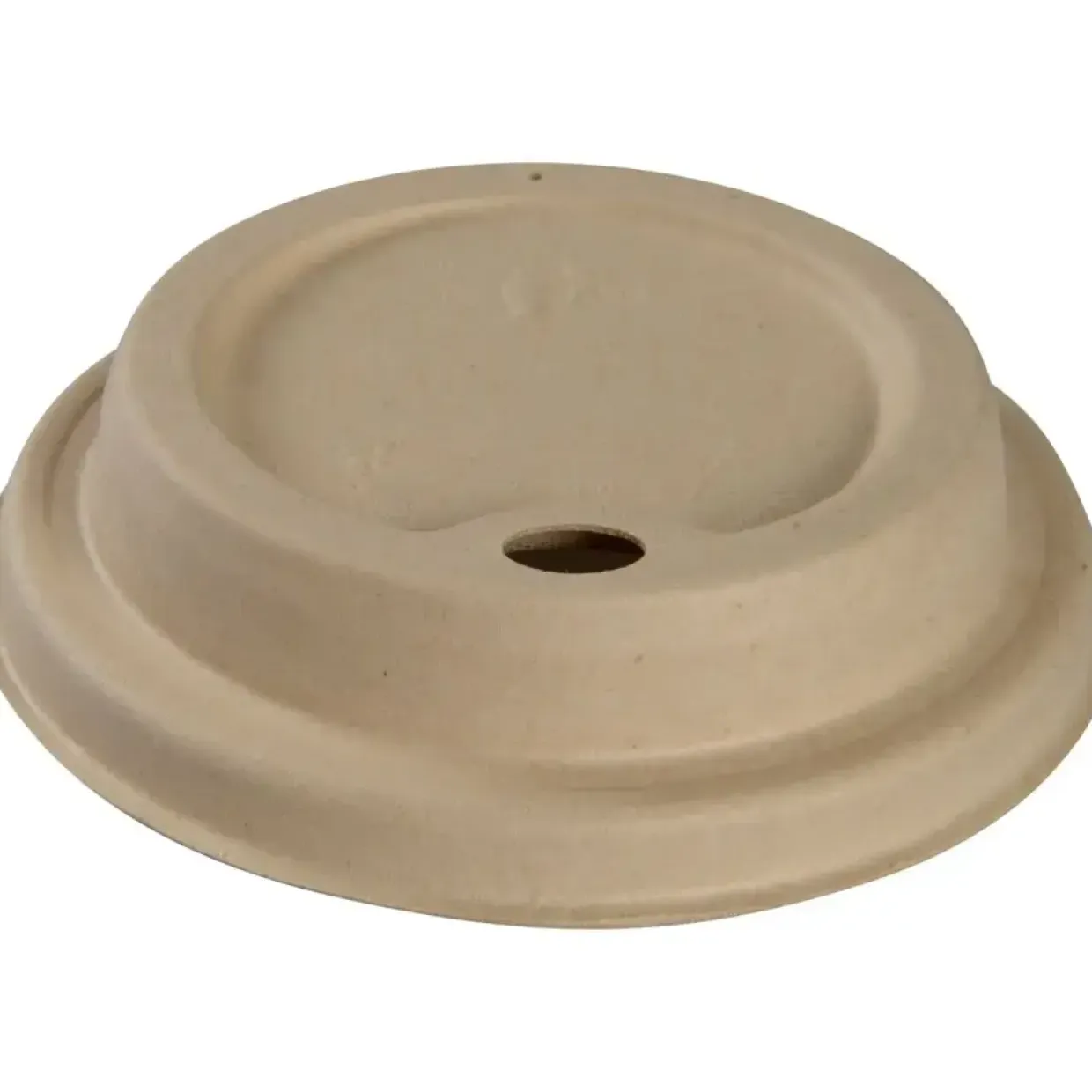 Drikkelåg, ABENA Gastro, Ø9cm, brun, bagasse, WR - 50 stk