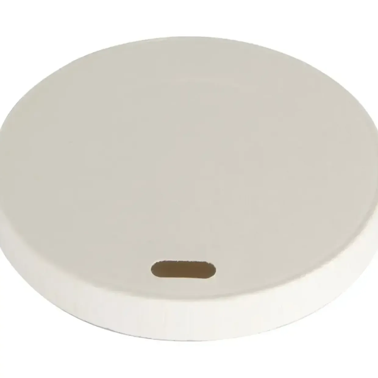 Drikkelåg, ABENA Gastro, Ø9cm, hvid, pap/PE - 1000 stk
