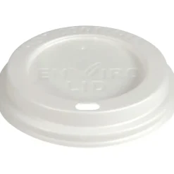 Drikkelåg – Abena Gastro – Ø9 cm – hvid – CPLA – 1000 stk