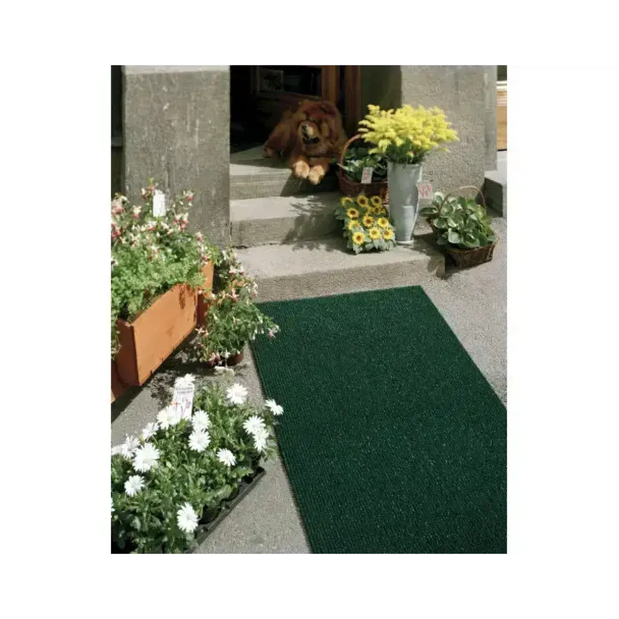 Dørmåtte Skrabemåtte - Matting - Astro Turf grøn 40x60cm