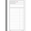 Duplikatbog 108 x 200 mm 92220420 - 10 bøger á 2x50 blade