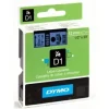 Dymo D1 tape 12mmx7m black/blue