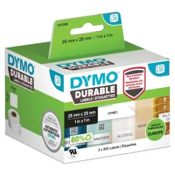 Dymo label til LabelWriter Durable square multi-purpose 25mm x 25mm
