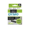 DYMO Tape D1 45021 - Etiket tape 12 mm hvid på sort