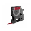 DYMO Tape D1 40917 - Label tape 9 mm sort på rød