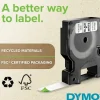 Dymo Tape Rhino 12mmx5,5m perm polyest bl/clear