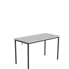 Elevbord 166 L1200xB600xH720 mm, lys grå, lyddæmpende linoleum, sort understel