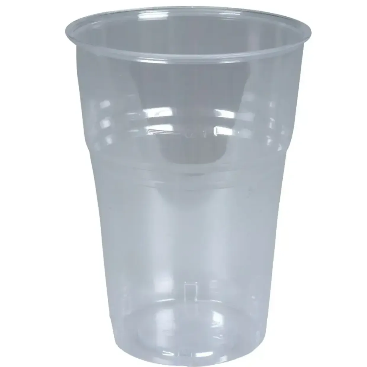 Engangsglas 12,9cm Ø9,5cm 40 cl klar PS - 640 stk