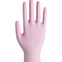 Engangshandsker ABENA Classic Sensitive pink M pudderfri - 100 stk
