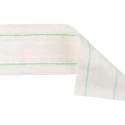 Engangsmoppe, 40x12cm, hvid, mikrofiber, til hook'n'loop - 25 stk