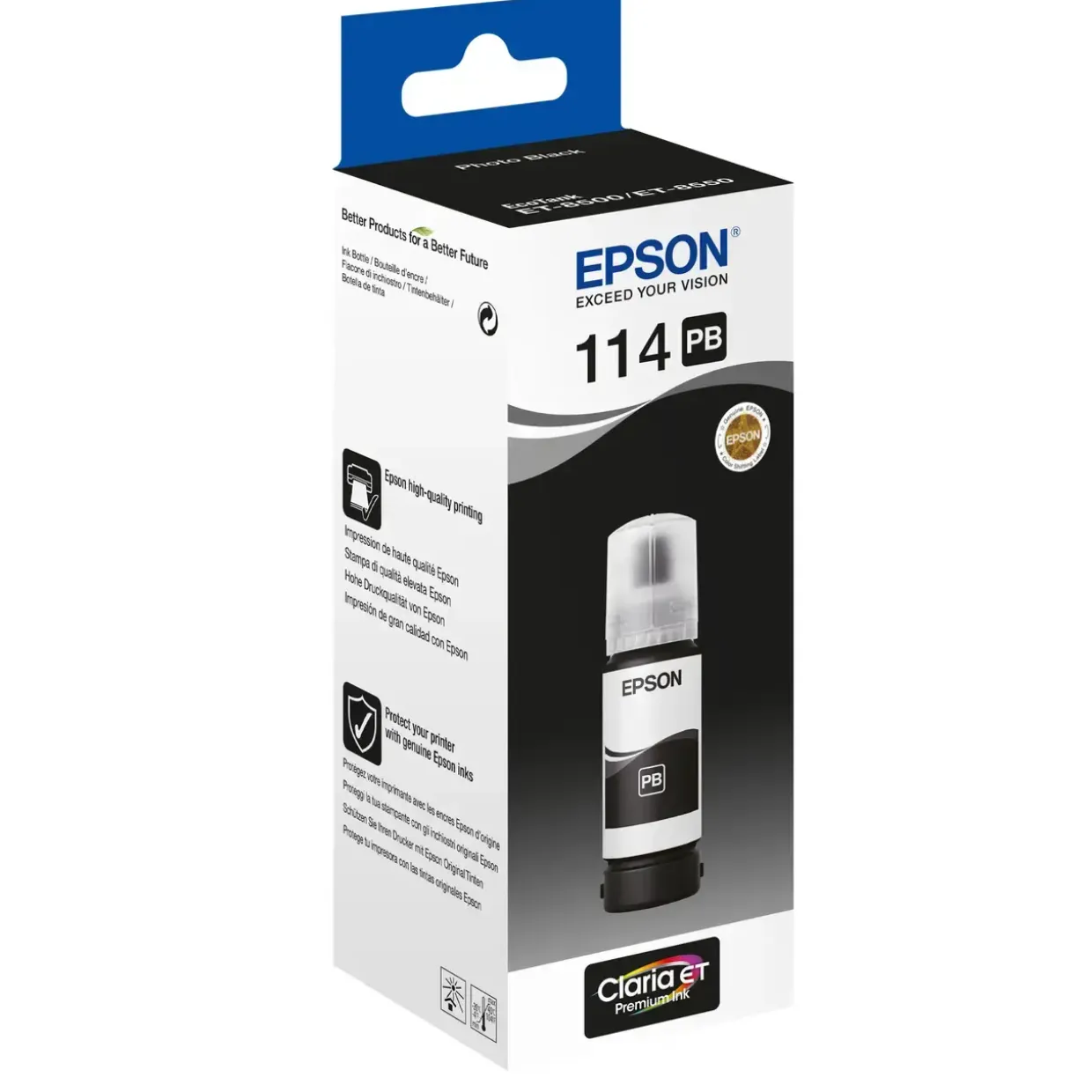 Epson 114 EcoTank blækflaske fotosort