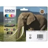 Epson T2428, Blækpatroner, 6 Farver, Sampak
