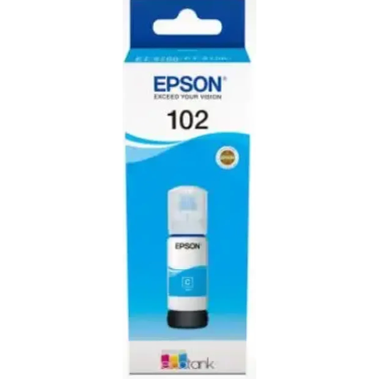 Epson T102 EcoTank, Blækpatron, Cyan