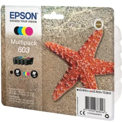 Epson T03U 603, Blækpatron, Sampak med 4 farver