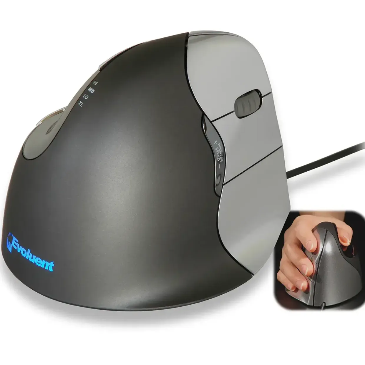 Ergonomisk mus Evoluent vertikal mus 4 right hand