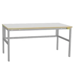 ESD-arbejdsbord Let H 1500x800mm grå HPL