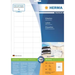 Etiketter print selv HERMA Premium 38,1x21,2 (650)
