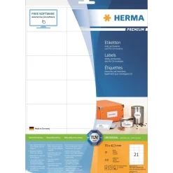Etiketter print selv HERMA Premium 70x42,3 (210)