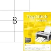 Etiketter print selv TopStick 105x74mm (100)