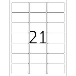 Etiketter print selv TopStick 63,5 x 38,1mm (100)