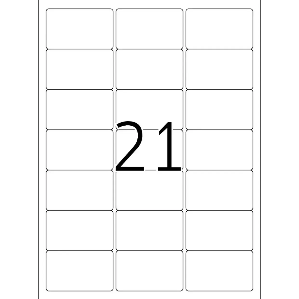 Etiketter print selv TopStick 63,5 x 38,1mm (100)