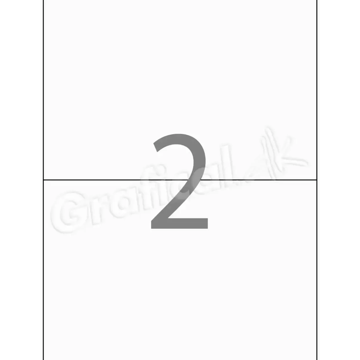 Etiketter - Xerox 003R97401 - 210x148 mm - 2 pr. ark - 100 ark
