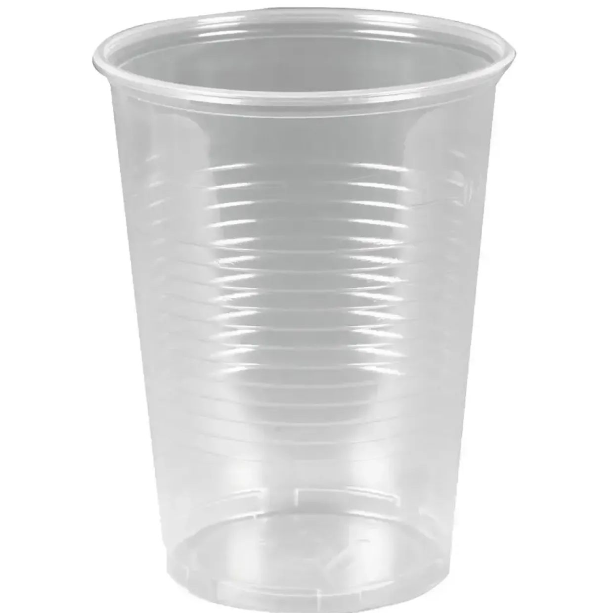 Fadølsglas - 40 cl / 50 cl - Klar PP - Med riller - 1600 stk