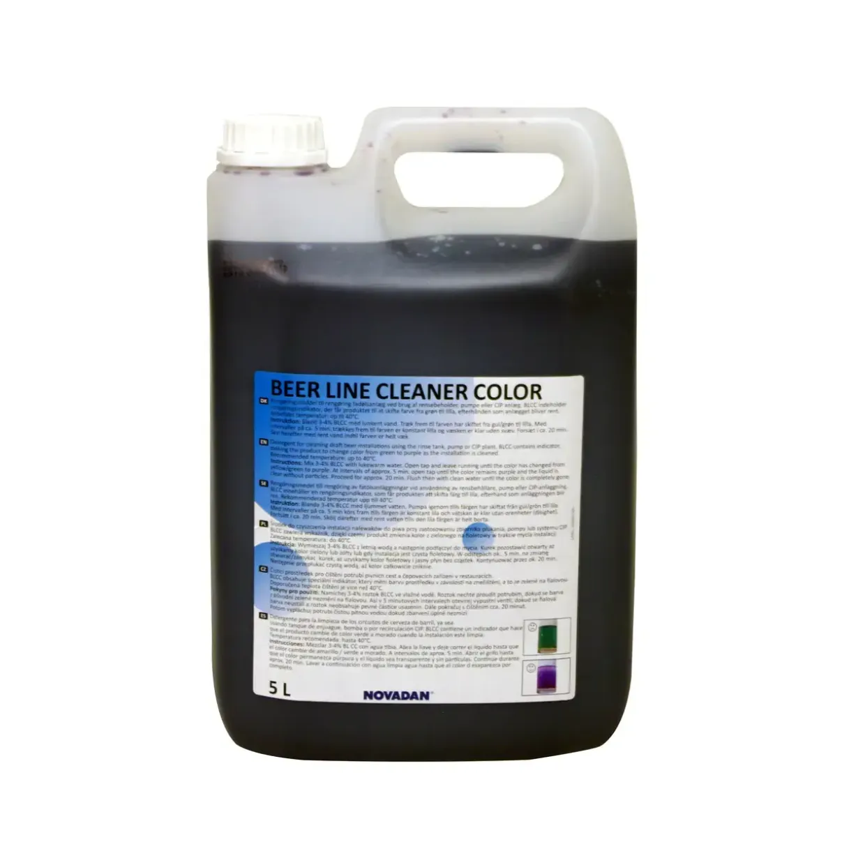 Fadølsrens - Beer Line Cleaner Color - 5 liter - 3 stk