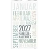 Familiekalender væg - TrendArt - 220x435mm - 5 kol. - Flerfarvet - 2027 - Mayland - 27066190