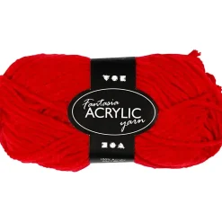 Fantasia Polyacrylgarn, L: 80 M, pind 4,5-5, lys grøn, 50 g/ 1 ngl.