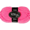 Fantasia Polyacrylgarn, L: 80 M, pind 4,5-5, neon pink, 50 g/ 1 ngl.