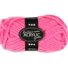 Fantasia Polyacrylgarn, L: 35 M, pind 9-10, neon pink, 50 g/ 1 ngl.