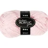 Fantasia Polyacrylgarn, L: 80 M, pind 4,5-5, lys rød, 50 g/ 1 ngl.