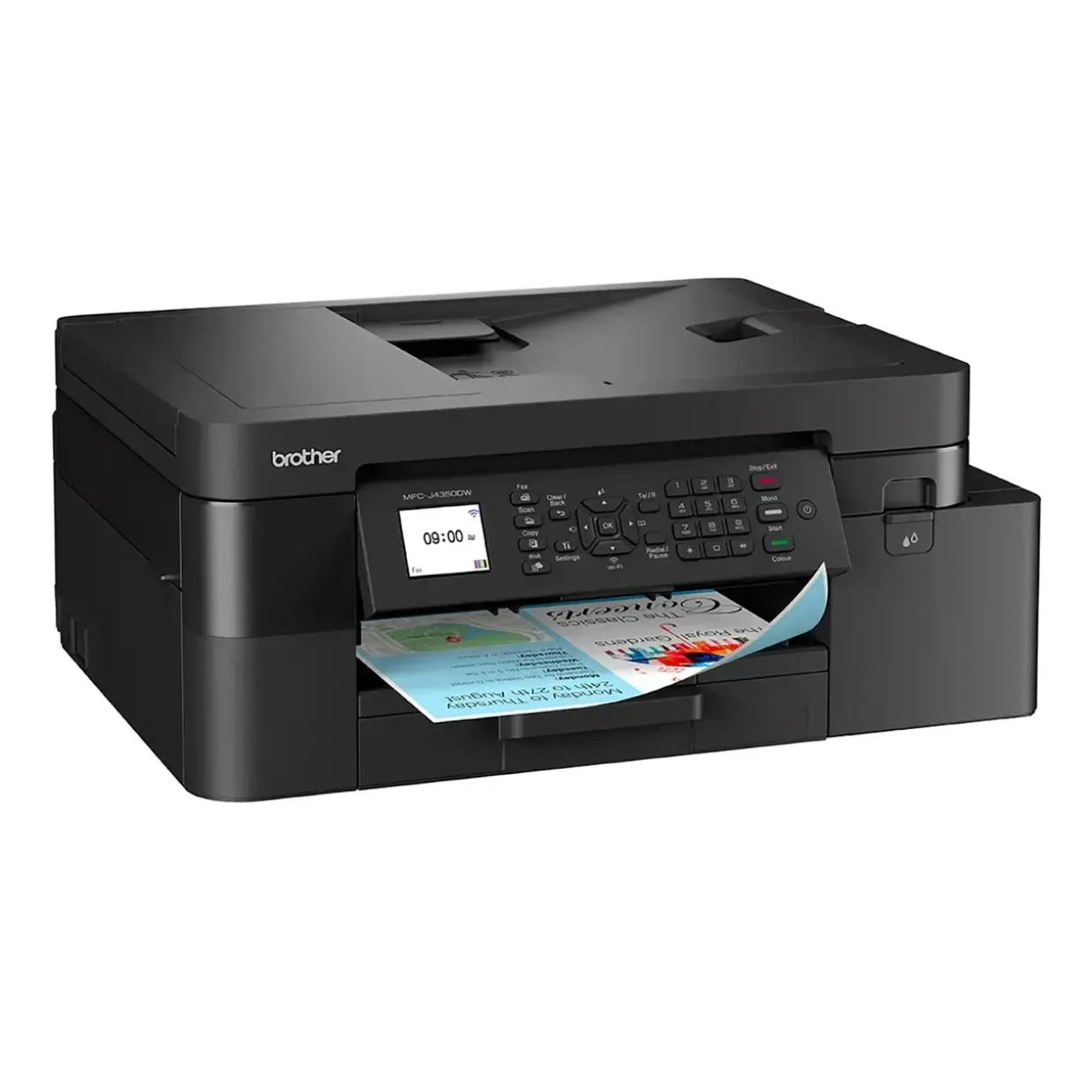 Farveprinter, Brother MFC-J4350DW, 4-in-1 inkjet, trådløs, sort