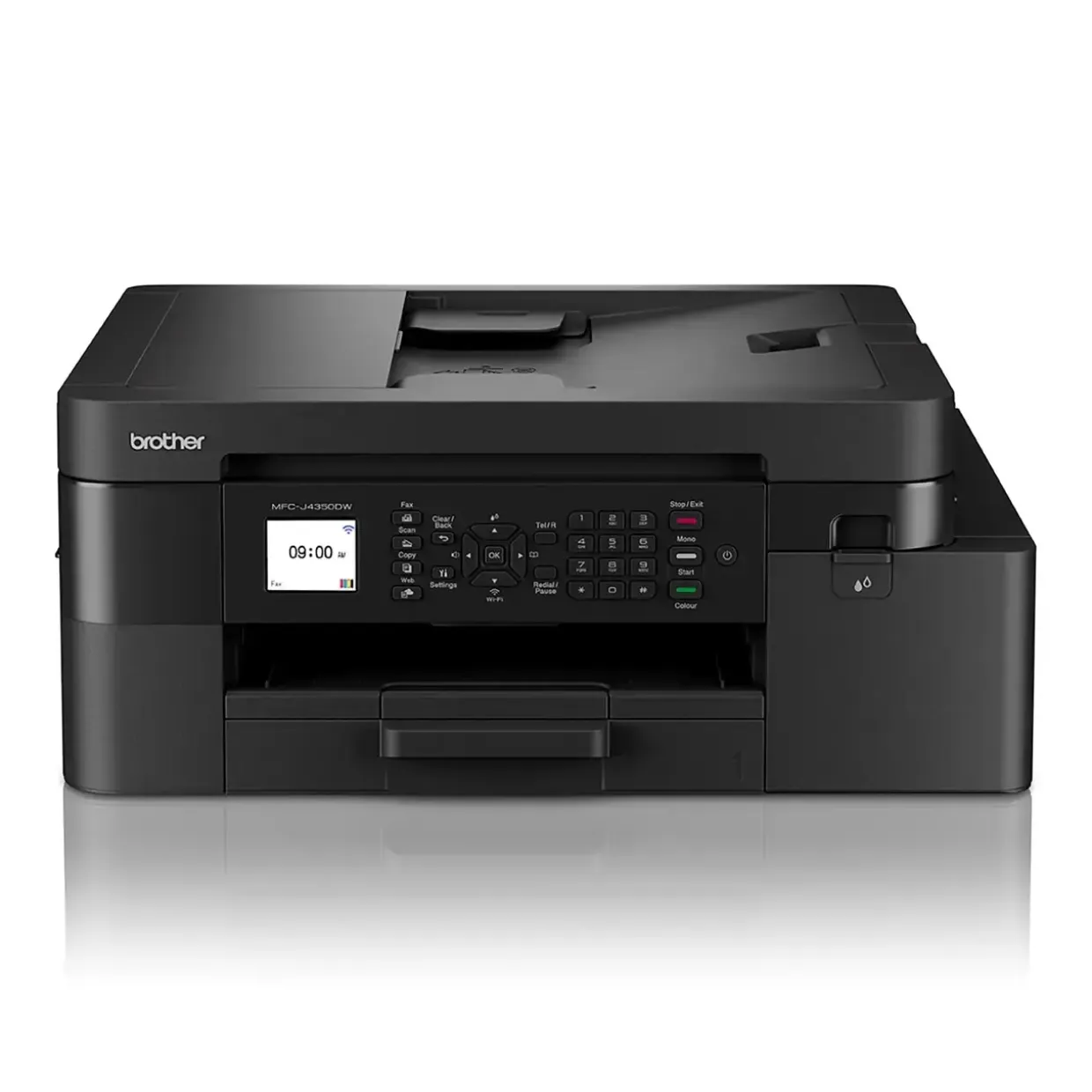 Farveprinter, Brother MFC-J4350DW, 4-in-1 inkjet, trådløs, sort