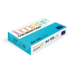 Farvet printerpapir Image Coloraction A4 120g Aqua Blue Lisbon AB48 250ark/pak