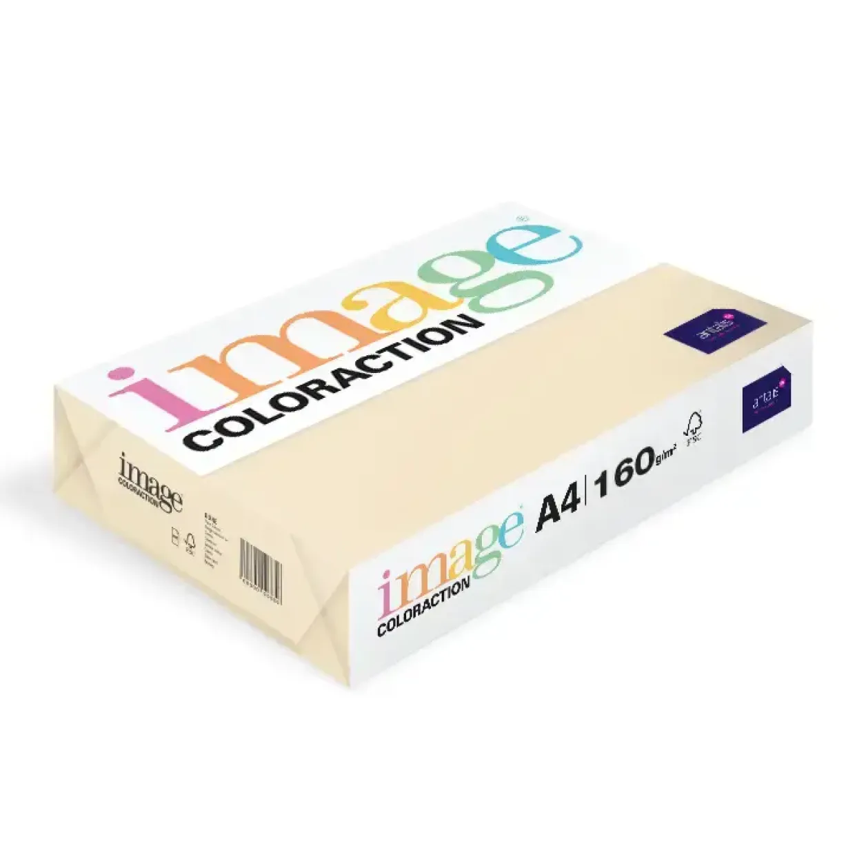 Farvet printerpapir Image Coloraction A4 160g Cream Dune CR20 - 250 ark