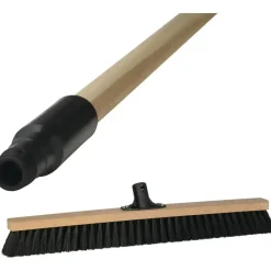 Fejekost, Vikan, PP/PVC/træ, 62 cm, medium, med skaft