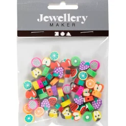 Figurperler Frugt diam. 10 mm hulstr. 1,5 mm 60 stk