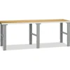 Filebænk 2500x800 mm Eg bordplade