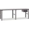 Filebænk 2500x800 mm inkl. Enkeltskuffe