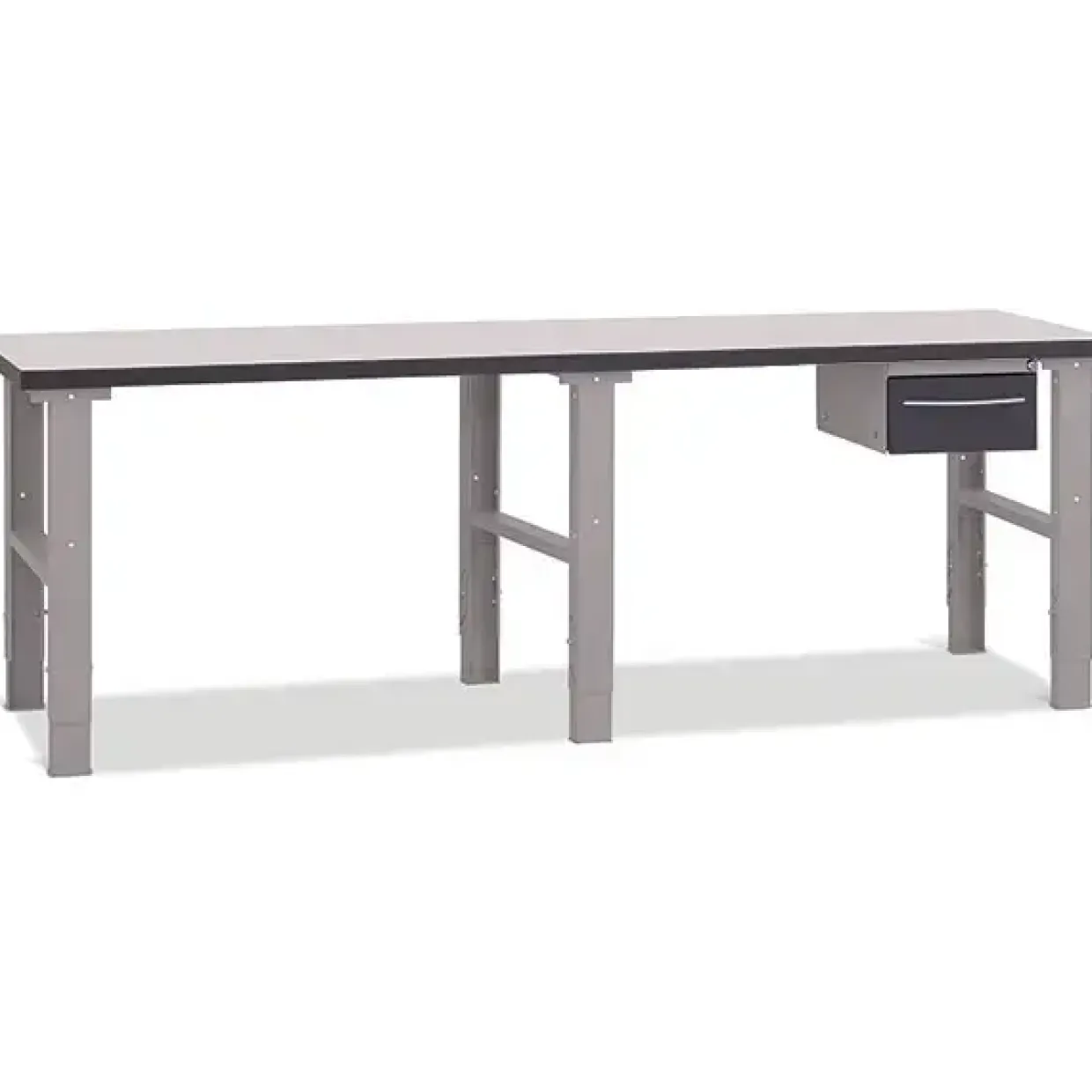 Filebænk 2500x800 mm inkl. Enkeltskuffe