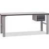 Filebænk 2000x800 mm inkl. skuffesektion (2 skuffer)