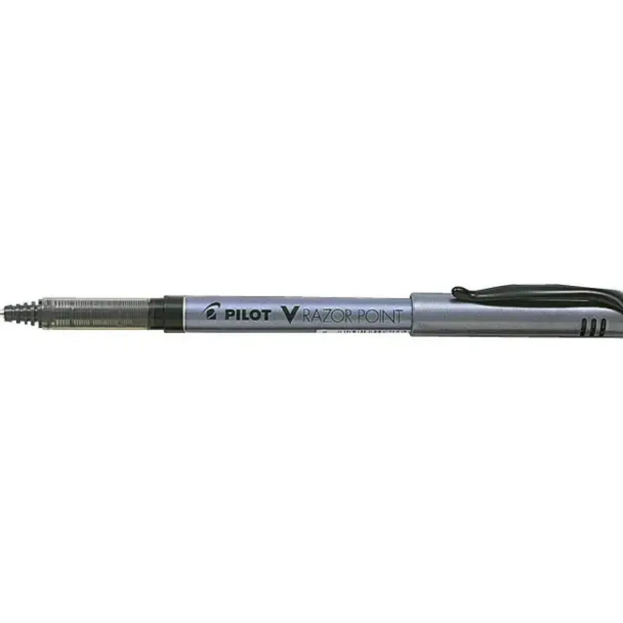 Fineliner Pilot V-Razor Point sort 0,8mm spids 0,4mm stregbredde - 12 stk