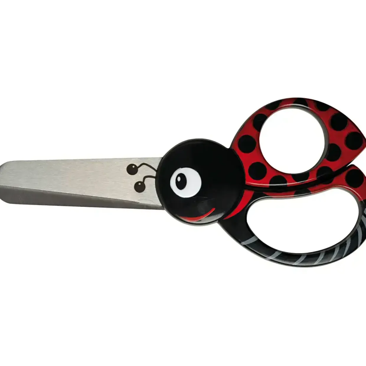 Fiskars børnesaks med dyremotiv længde: 13 cm | mariehøne