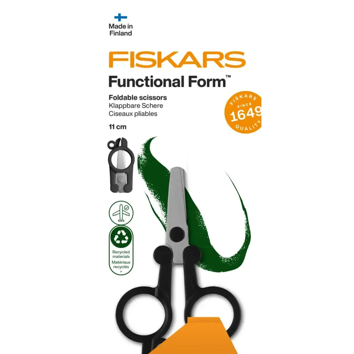 Fiskars FF ReNew foldesaks 11 cm - Køb minimum 6 stk.